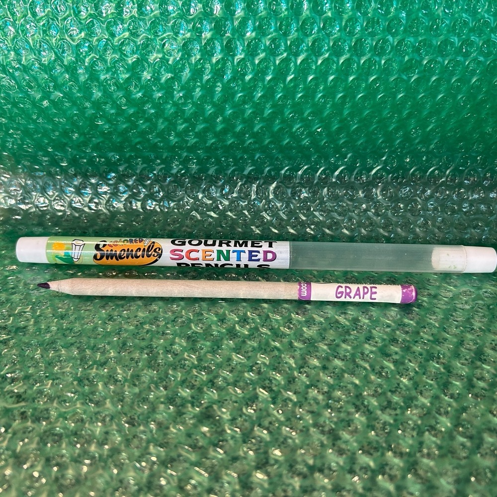 Smencils‎ RETRO Colored -GRAPE SODA- Gourmet Scented Pencil Eco Newspaper
